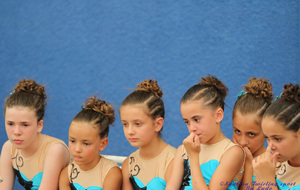 Minimes honneur, de gauche à droite Amandine, Mélanie, Laurette, Anaêlle, Rose et Emma